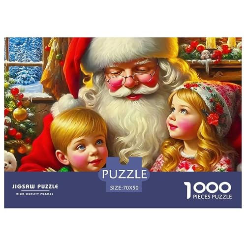 Weihnachtsmann-Puzzle für Erwachsene, 1000 Teile, lustige Lernspiele, schöne Dekoration, 70 x 50 cm, 1000 Teile Weihnachtsmann-Puzzle für Erwachsene, 1000 Teile, lustige Lernspiele, schöne Dekoration, 70 x 50 cm, 1000 Teile von VFQWPYAJN