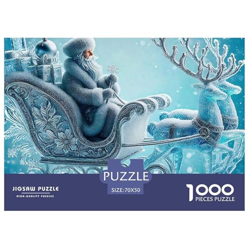 Weihnachtsmann-Puzzle für Erwachsene, 1000 Teile, lustige herausfordernde Spiele, schöne Dekoration, 70 x 50 cm, 1000 Teile Weihnachtsmann-Puzzle für Erwachsene, 1000 Teile, lustige herausfordernde Spiele, schöne Dekoration, 70 x 50 cm, 1000 Teile von VFQWPYAJN