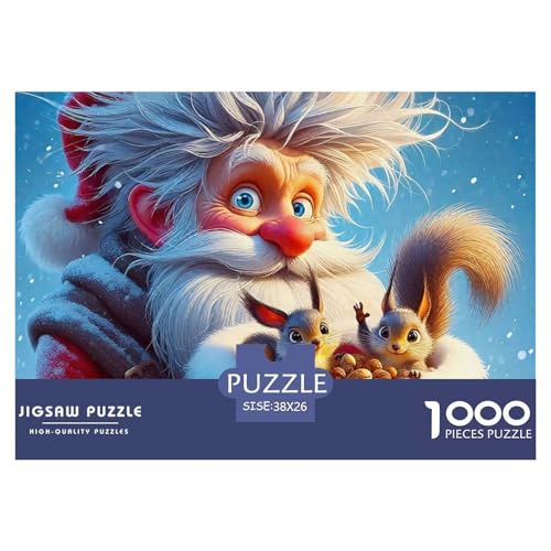 Weihnachtsmann-Puzzle für Erwachsene, 1000 Teile, lustiges Denkspiel, Heimdekoration, 38 x 26 cm, 1000 Teile Weihnachtsmann-Puzzle für Erwachsene, 1000 Teile, lustiges Denkspiel, Heimdekoration, 38 x 26 cm, 1000 Teile von VFQWPYAJN