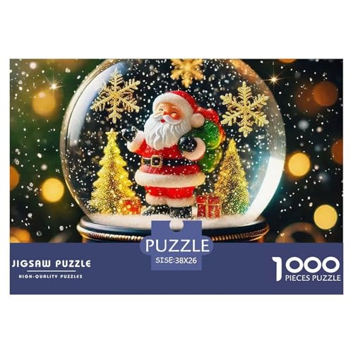 Weihnachtsmann-Puzzle für Erwachsene, 1000 Teile, lustiges Denkspiel, Heimdekoration, 38 x 26 cm, 1000 Teile Weihnachtsmann-Puzzle für Erwachsene, 1000 Teile, lustiges Denkspiel, Heimdekoration, 38 x 26 cm, 1000 Teile von VFQWPYAJN