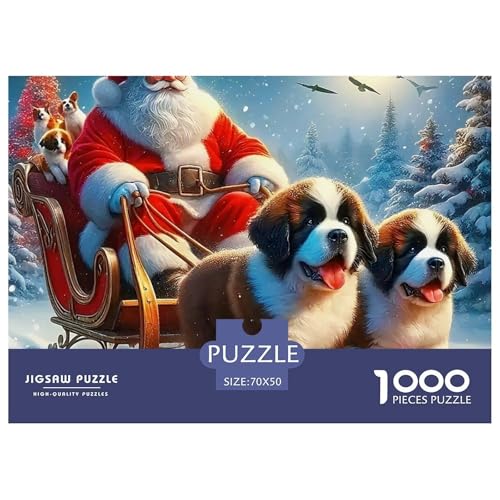 Weihnachtsmann-Puzzle für Erwachsene, 1000 Teile, lustiges Denkspiel, schöne Dekoration, 70 x 50 cm, 1000 Teile Weihnachtsmann-Puzzle für Erwachsene, 1000 Teile, lustiges Denkspiel, schöne Dekoration, 70 x 50 cm, 1000 Teile von VFQWPYAJN
