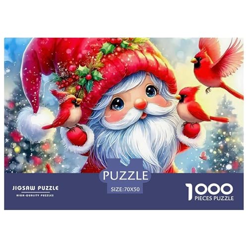 Weihnachtsmann-Puzzle für Erwachsene, Lernspiele, Heimdekoration, 70 x 50 cm, 1000 Teile Weihnachtsmann-Puzzle für Erwachsene, Lernspiele, Heimdekoration, 70 x 50 cm, 1000 Teile von VFQWPYAJN