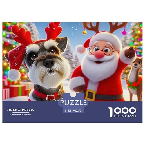Weihnachtsmann-Puzzle für Erwachsene und Kinder, 1000-teiliges Puzzle, Geschenkidee, Denkspiele, Heimdekoration, 70 x 50 cm, 1000 Teile Weihnachtsmann-Puzzle für Erwachsene und Kinder, 1000-teiliges Puzzle, Geschenkidee, Denkspiele, Heimdekoration, 70 x 50 cm, 1000 Teile von VFQWPYAJN