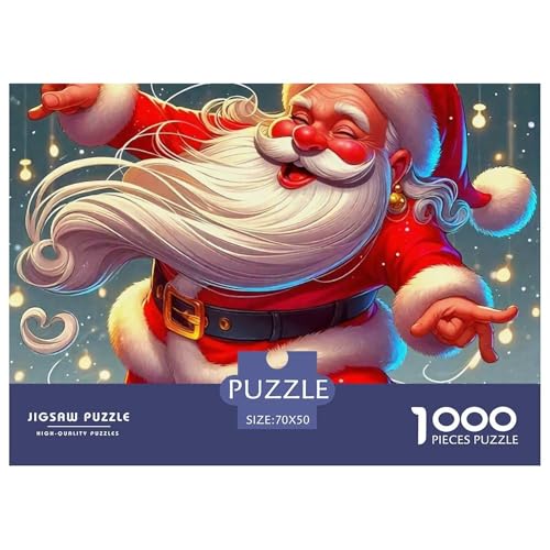 Weihnachtsmann-Puzzle mit 1000 Teilen, für Erwachsene, herausfordernde Spiele, Heimdekoration, 70 x 50 cm, 1000 Teile Weihnachtsmann-Puzzle mit 1000 Teilen, für Erwachsene, herausfordernde Spiele, Heimdekoration, 70 x 50 cm, 1000 Teile von VFQWPYAJN