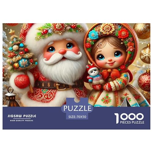 Weihnachtsmann-Puzzles für Erwachsene, 1000 Teile, lustige herausfordernde Spiele, Heimdekoration, 70 x 50 cm, 1000 Teile Weihnachtsmann-Puzzles für Erwachsene, 1000 Teile, lustige herausfordernde Spiele, Heimdekoration, 70 x 50 cm, 1000 Teile von VFQWPYAJN