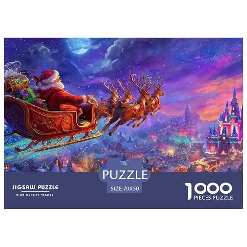 Weihnachtsmann-Puzzles für Erwachsene, 1000 Teile, lustige herausfordernde Spiele, Heimdekoration, 70 x 50 cm, 1000 Teile Weihnachtsmann-Puzzles für Erwachsene, 1000 Teile, lustige herausfordernde Spiele, Heimdekoration, 70 x 50 cm, 1000 Teile von VFQWPYAJN