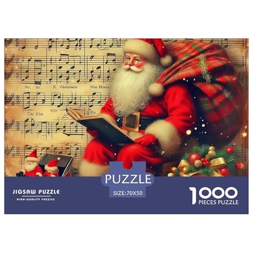 Weihnachtsmann-Puzzles für Erwachsene, 1000 Teile, lustige herausfordernde Spiele, schöne Dekoration, 70 x 50 cm, 1000 Teile Weihnachtsmann-Puzzles für Erwachsene, 1000 Teile, lustige herausfordernde Spiele, schöne Dekoration, 70 x 50 cm, 1000 Teile von VFQWPYAJN