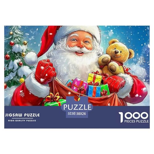 Weihnachtsmann-Puzzles für Erwachsene, 1000 Teile, lustiges Denkspiel, Heimdekoration, 38 x 26 cm, 1000 Teile Weihnachtsmann-Puzzles für Erwachsene, 1000 Teile, lustiges Denkspiel, Heimdekoration, 38 x 26 cm, 1000 Teile von VFQWPYAJN