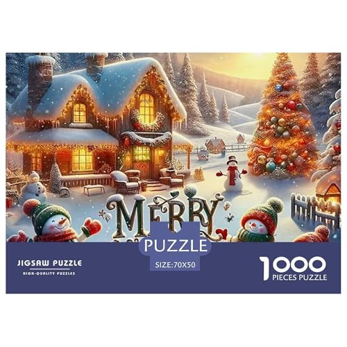 Weihnachtsmann-Puzzles für Erwachsene, lustige Lernspiele, schöne Dekoration, 70 x 50 cm, 1000 Stück Weihnachtsmann-Puzzles für Erwachsene, lustige Lernspiele, schöne Dekoration, 70 x 50 cm, 1000 Stück von VFQWPYAJN
