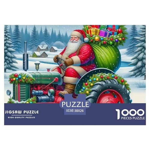 Weihnachtsmann-Puzzles für Erwachsene und Kinder, 1000 Teile, Denkspiele, schöne Dekoration, 38 x 26 cm, 1000 Teile Weihnachtsmann-Puzzles für Erwachsene und Kinder, 1000 Teile, Denkspiele, schöne Dekoration, 38 x 26 cm, 1000 Teile von VFQWPYAJN