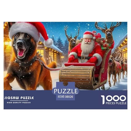 Weihnachtsmann-Puzzles für Erwachsene und Kinder, 1000 Teile, Denkspiele, schöne Dekoration, 38 x 26 cm, 1000 Teile Weihnachtsmann-Puzzles für Erwachsene und Kinder, 1000 Teile, Denkspiele, schöne Dekoration, 38 x 26 cm, 1000 Teile von VFQWPYAJN