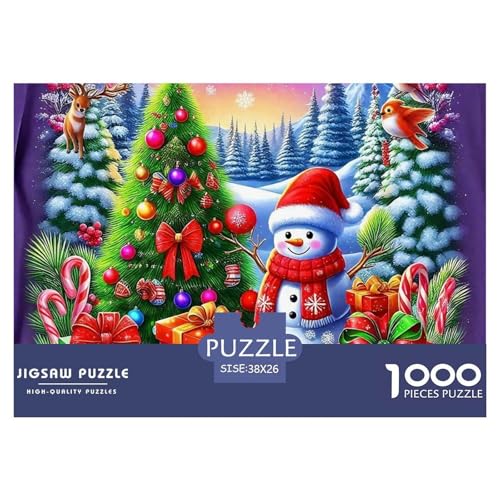 Weihnachtsmann-Puzzles für Erwachsene und Kinder, 1000 Teile, Lernspiele, Heimdekoration, 38 x 26 cm, 1000 Stück Weihnachtsmann-Puzzles für Erwachsene und Kinder, 1000 Teile, Lernspiele, Heimdekoration, 38 x 26 cm, 1000 Stück von VFQWPYAJN