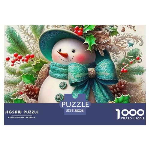 Weihnachtsthema 1000 Teile Puzzle Für Erwachsene Kinder Puzzles-Geschenk Für Pädagogisches Spiel 38x26cm/1000pcs von VFQWPYAJN