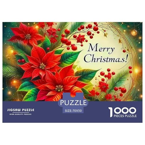 Weihnachtsthema Puzzle 1000 Teile Für Erwachsene Clevere Rätsel Herausforderung Spielzeug 70x50cm/1000pcs Weihnachtsthema Puzzle 1000 Teile Für Erwachsene Clevere Rätsel Herausforderung Spielzeug 70x50cm/1000pcs von VFQWPYAJN