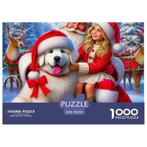 Weihnachtsthema Puzzle 1000 Teile Für Erwachsene Clevere Rätsel Impossible Game 70x50cm/1000pcs von VFQWPYAJN