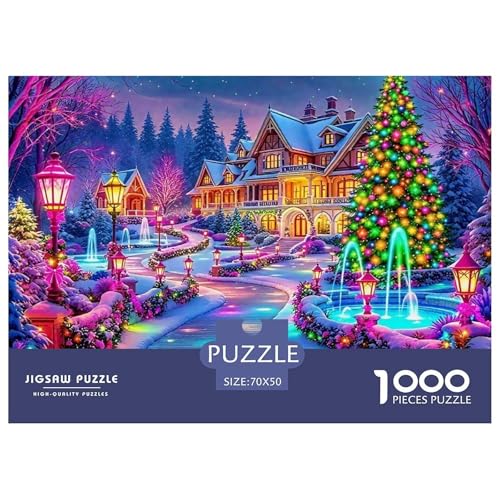 Weihnachtsthema Puzzle 1000 Teile Für Erwachsene Kinder Clevere Rätsel Für Pädagogisches Spiel 70x50cm/1000pcs Weihnachtsthema Puzzle 1000 Teile Für Erwachsene Kinder Clevere Rätsel Für Pädagogisches Spiel 70x50cm/1000pcs von VFQWPYAJN