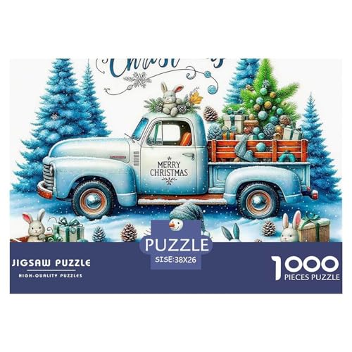 Weihnachtsthema Puzzle 1000 Teile Für Erwachsene Kinder Puzzles-Geschenk Für Pädagogisches Spiel 38x26cm/1000pcs von VFQWPYAJN