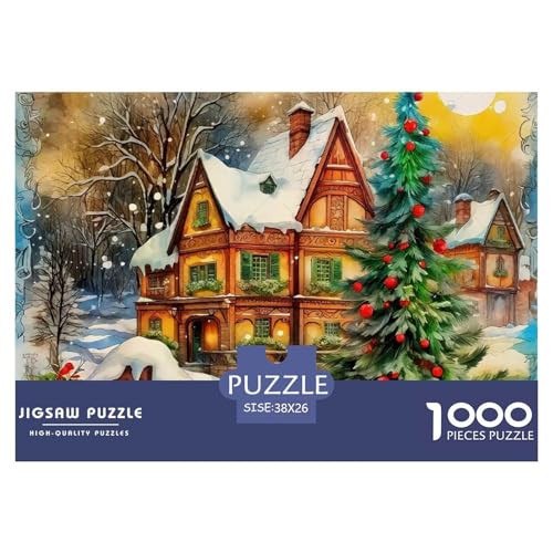 Weihnachtsthema Puzzle 1000 Teile Für Erwachsene Und Kinder Ab 14 Jahren Clevere Rätsel Herausforderung Spielzeug 38x26cm/1000pcs Weihnachtsthema Puzzle 1000 Teile Für Erwachsene Und Kinder Ab 14 Jahren Clevere Rätsel Herausforderung Spielzeug 38x26cm/1000pcs von VFQWPYAJN