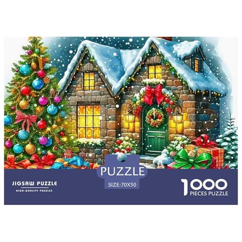 Weihnachtsthema Puzzle 1000 Teile Für Erwachsene Und Kinder Ab 14 Jahren Clevere Rätsel Impossible Game 70x50cm/1000pcs Weihnachtsthema Puzzle 1000 Teile Für Erwachsene Und Kinder Ab 14 Jahren Clevere Rätsel Impossible Game 70x50cm/1000pcs von VFQWPYAJN