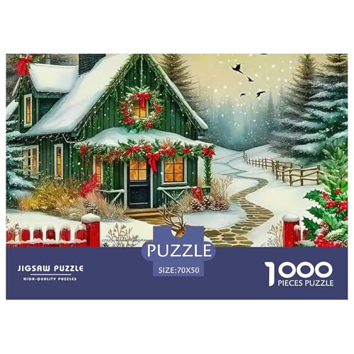 Weihnachtsthema Puzzle 1000 Teile Für Erwachsene Und Kinder Ab 14 Jahren Puzzles-Geschenk Für Pädagogisches Spiel 70x50cm/1000pcs Weihnachtsthema Puzzle 1000 Teile Für Erwachsene Und Kinder Ab 14 Jahren Puzzles-Geschenk Für Pädagogisches Spiel 70x50cm/1000pcs von VFQWPYAJN
