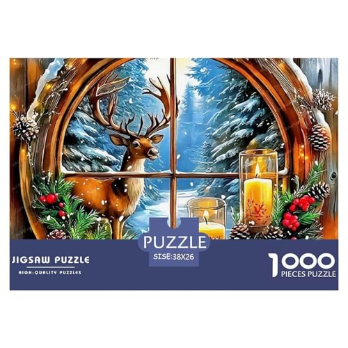 Weihnachtsthema Puzzle 1000 Teile Für Erwachsene Und Kinder Ab 14 Jahren Puzzles-Geschenk Herausforderung Spielzeug 38x26cm/1000pcs Weihnachtsthema Puzzle 1000 Teile Für Erwachsene Und Kinder Ab 14 Jahren Puzzles-Geschenk Herausforderung Spielzeug 38x26cm/1000pcs von VFQWPYAJN