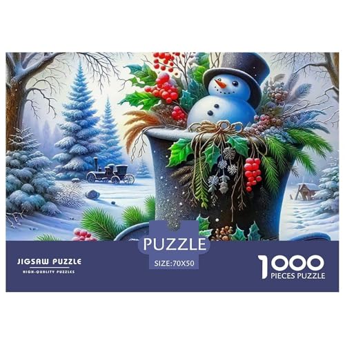 Weihnachtsthema Puzzle 1000 Teile Für Erwachsene Und Kinder Ab 14 Jahren Puzzles-Geschenk Herausforderung Spielzeug 70x50cm/1000pcs Weihnachtsthema Puzzle 1000 Teile Für Erwachsene Und Kinder Ab 14 Jahren Puzzles-Geschenk Herausforderung Spielzeug 70x50cm/1000pcs von VFQWPYAJN