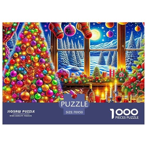 Weihnachtsthema Puzzle 1000 Teile Für Erwachsene Und Kinder Ab 14 Jahren Puzzles-Geschenk Impossible Game 70x50cm/1000pcs von VFQWPYAJN