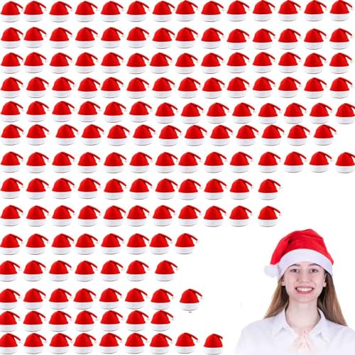 VFZILH 108 Stück Weihnachtsmütze Mehrpack,Übergröße Nikolausmütze Erwachsene Nikolausmützen,Weihnachtsmützen,Große Menge Nikolausmütze Set,Weihnachtsmütze Erwachsene VFZILH 108 Stück Weihnachtsmütze Mehrpack,Übergröße Nikolausmütze Erwachsene Nikolausmützen,Weihnachtsmützen,Große Menge Nikolausmütze Set,Weihnachtsmütze Erwachsene von VFZILH
