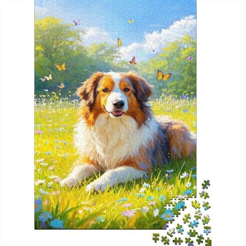 Alter Englischer Schäferhund 1000 Teile Puzzle Puzzle Erwachsene Pädagogisches Spiel Herausforderung Heimdekoration Geschenke Schöne Geschenkidee 1000pcs (75x50cm) von VGDKAOBM