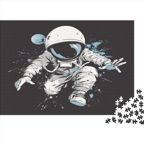 Astronaut 1000 Teile Puzzles Puzzle Erwachsene Puzzlespiel-Herausforderung Pädagogisches Spiel Herausforderung Home Dekoration Geschenke Für Erwachsene 1000pcs (75x50cm) von VGDKAOBM