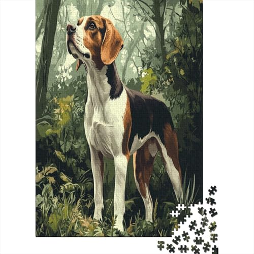 BAdler-Hunde 1000 Teile Puzzle Puzzles Für Erwachsene Pädagogisches Spiel Herausforderung Home Dekoration Schöne Geschenkidee 1000pcs (75x50cm) von VGDKAOBM