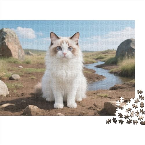 Bermuda-Katze 1000 Teile Puzzles Puzzles Für Erwachsene Pädagogisches Spiel Herausforderung Home Dekoration Geschenke Für Erwachsene 1000pcs (75x50cm) von VGDKAOBM