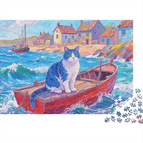 Britisch Kurzhaar-Katze 1000 Teile Puzzle Puzzle Erwachsene Puzzlespiel-Herausforderung Pädagogisches Spiel Herausforderung Home Dekoration Schöne Geschenkidee 1000pcs (75x50cm) von VGDKAOBM