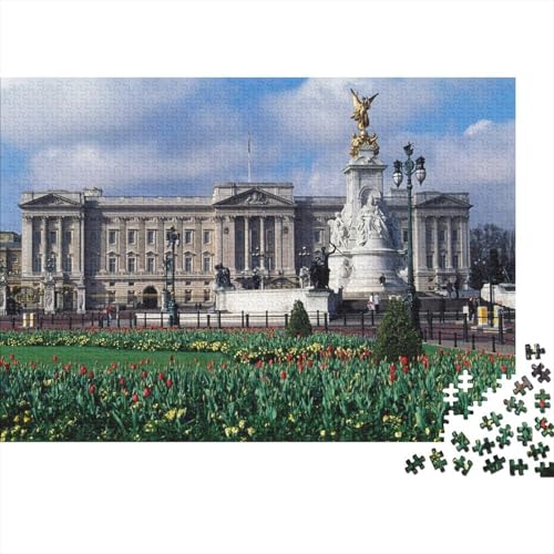 Buckingham Palace 1000 Stück Puzzle Puzzle Erwachsene Pädagogisches Spiel Herausforderung Home Dekoration Für Erwachsene Und Kinder Ab 14 Jahren 1000pcs (75x50cm) von VGDKAOBM
