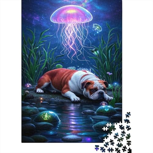 BullHundge 1000 Teile Puzzle Puzzle Erwachsene Puzzlespiel-Herausforderung Pädagogisches Spiel Herausforderung Home Dekoration Geschenke Für Erwachsene 1000pcs (75x50cm) von VGDKAOBM