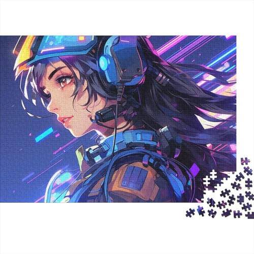 Cartoon-Mädchen 1000 Stück Puzzle Puzzle Erwachsene Pädagogisches Spiel Herausforderung Home Dekoration Geschenke Für Erwachsene 1000pcs (75x50cm) von VGDKAOBM