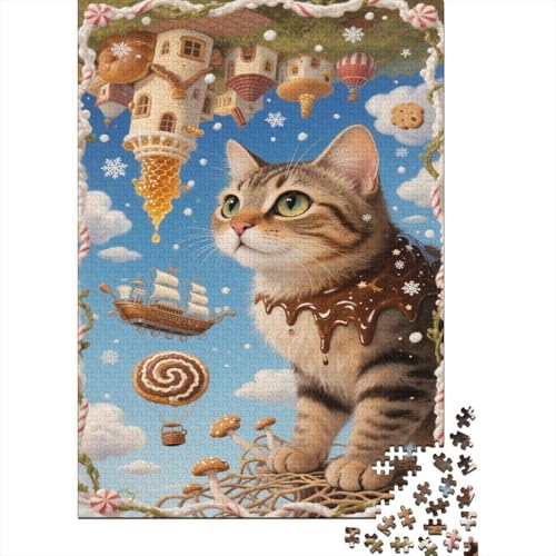 Chartreux 1000 Teile Puzzles Puzzle Erwachsene Pädagogisches Spiel Herausforderung Wohnungseinrichtung Schöne Geschenkidee 1000pcs (75x50cm) von VGDKAOBM