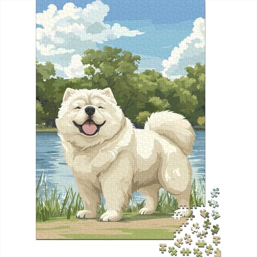 Chow 1000 Teile Puzzle Puzzles Für Erwachsene Puzzlespiel-Herausforderung Pädagogisches Spiel Herausforderung Home Dekoration Geschenke Für Erwachsene 1000pcs (75x50cm) von VGDKAOBM