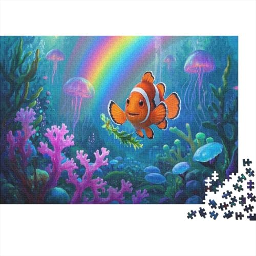 Clownfisch 1000 Stück Puzzle Puzzle Erwachsene Pädagogisches Spiel Herausforderung Home Dekoration Für Erwachsene Und Kinder Ab 14 Jahren 1000pcs (75x50cm) von VGDKAOBM