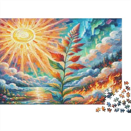 Coleus-Blume 1000 Teile Puzzles Puzzles Für Erwachsene Puzzlespiel-Herausforderung Pädagogisches Spiel Herausforderung Wohnungseinrichtung Schöne Geschenkidee 1000pcs (75x50cm) von VGDKAOBM