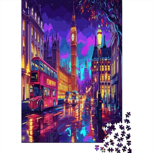 Eiffelturm 1000 Teile Puzzle Puzzle Erwachsene Paris Tower Pädagogisches Spiel Herausforderung Heimdekoration Geschenke Schöne Geschenkidee 1000pcs (75x50cm) von VGDKAOBM
