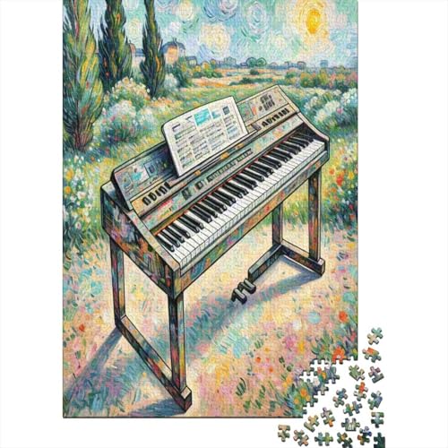 Elektronisches Keyboard 1000 Stück Puzzle Puzzles Für Erwachsene Puzzlespiel-Herausforderung Pädagogisches Spiel Herausforderung Wohnungseinrichtung Schöne Geschenkidee 1000pcs (75x50cm) von VGDKAOBM