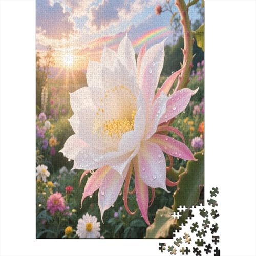 Epiphyllum 1000 Stück Puzzle Puzzle Erwachsene Pädagogisches Spiel Herausforderung Home Dekoration Für Erwachsene Und Kinder Ab 14 Jahren 1000pcs (75x50cm) von VGDKAOBM