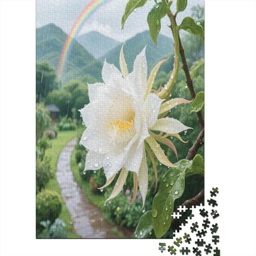 Epiphyllum 1000 Teile Puzzle Puzzle Erwachsene Pädagogisches Spiel Herausforderung Wohnungseinrichtung Geschenke Für Erwachsene 1000pcs (75x50cm) von VGDKAOBM
