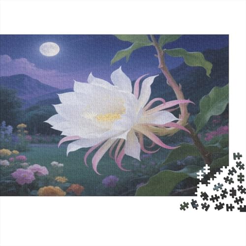 Epiphyllum 1000 Teile Puzzle Puzzles Für Erwachsene Puzzlespiel-Herausforderung Pädagogisches Spiel Herausforderung Home Dekoration Geschenke Für Erwachsene 1000pcs (75x50cm) von VGDKAOBM