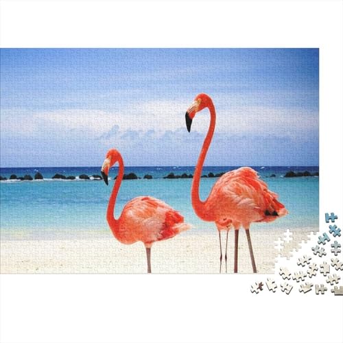 Flamingo 1000 Teile Puzzles Puzzle Erwachsene Pädagogisches Spiel Herausforderung Wohnungseinrichtung Geschenke Für Erwachsene 1000pcs (75x50cm) von VGDKAOBM