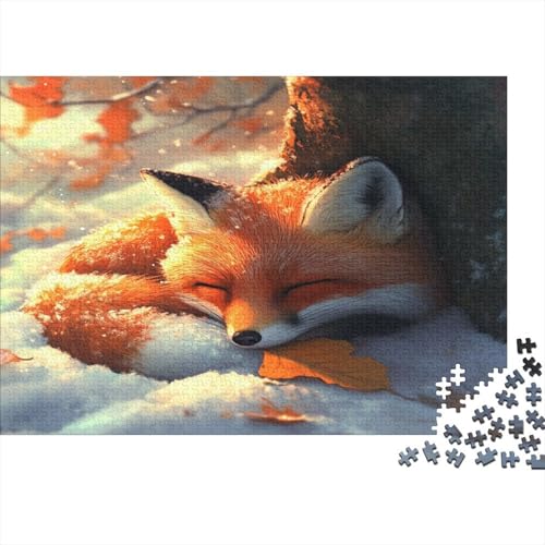 Fuchs 1000 Stück Puzzle Puzzle Erwachsene Pädagogisches Spiel Herausforderung Home Dekoration Für Erwachsene Und Kinder Ab 14 Jahren 1000pcs (75x50cm) von VGDKAOBM