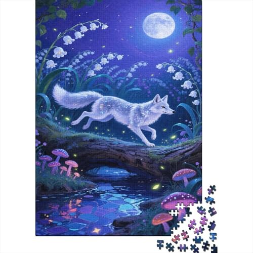 Fuchs 1000 Stück Puzzle Puzzles Für Erwachsene Pädagogisches Spiel Herausforderung Home Dekoration Schöne Geschenkidee 1000pcs (75x50cm) von VGDKAOBM
