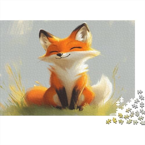 Fuchs 1000 Teile Puzzles Puzzle Erwachsene Pädagogisches Spiel Herausforderung Wohnungseinrichtung Geschenke Für Erwachsene 1000pcs (75x50cm) von VGDKAOBM