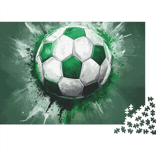 Fußball 1000 Teile Puzzle Puzzle Erwachsene Pädagogisches Spiel Herausforderung Wohnungseinrichtung Schöne Geschenkidee 1000pcs (75x50cm) von VGDKAOBM